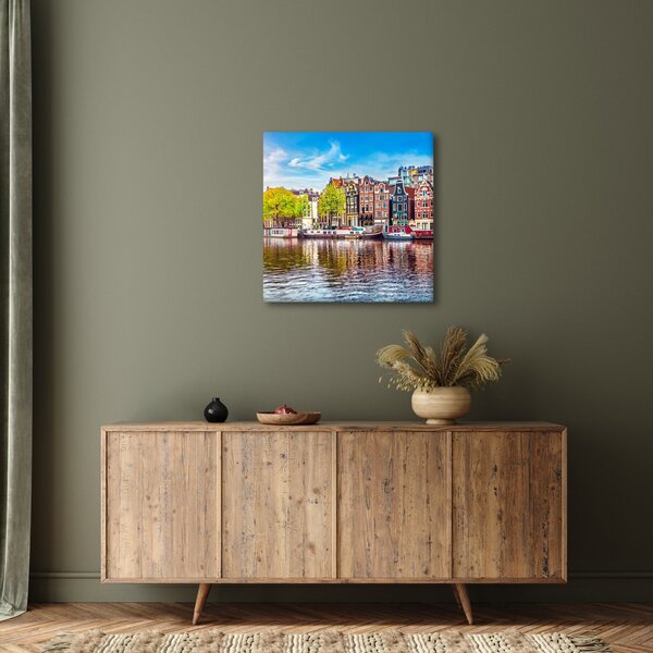 Obraz - Tančící domy, Amsterdam (30x30 cm)