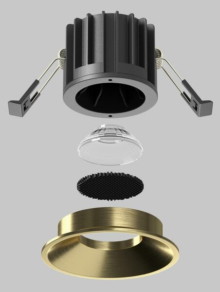 MAYTONI Vestavné svítidlo Round 12W IP 20 DL058-12W3K-BS