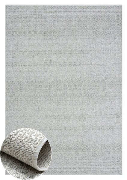 My Flair, Kusový koberec Mirage grau – na ven i na doma, 160x230, šedá, chodba / předsíň