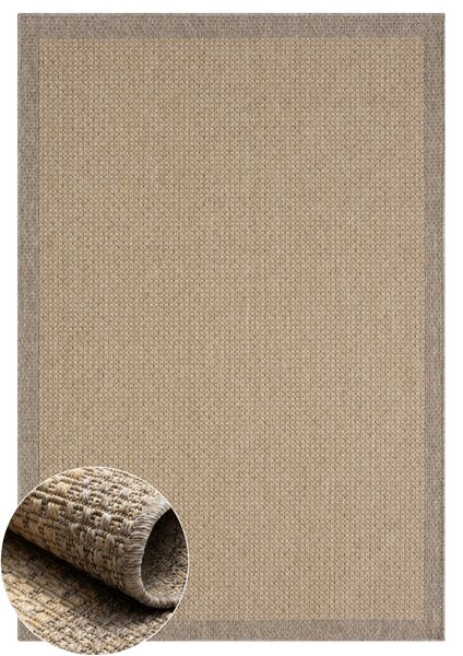 My Flair, Kusový koberec Pine braun – na ven i na doma, 80x150, hnědá, chodba / předsíň