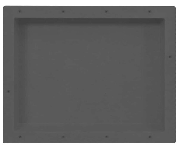 Nika do sprchového koutu matná černá 41 x 51 x 10 cm 151394