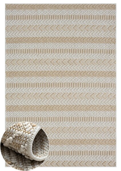 My Flair, Kusový koberec Oasis beige – na ven i na doma, 160x230, béžová, chodba / předsíň