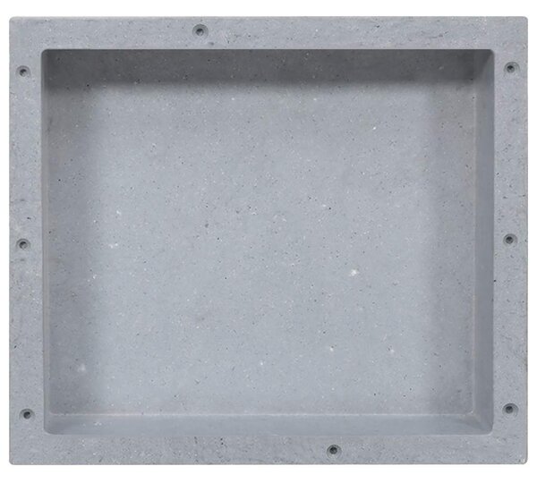 Nika do sprchového koutu matná šedá 41 x 36 x 10 cm 151389