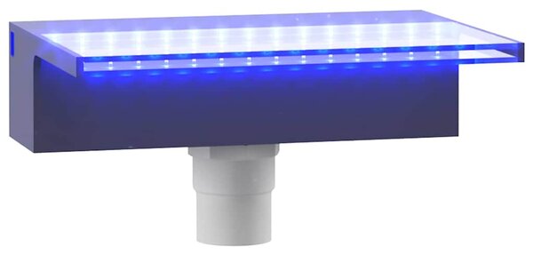 Přelivový vodopád s RGB LED osvětlením akryl 30 cm 151401