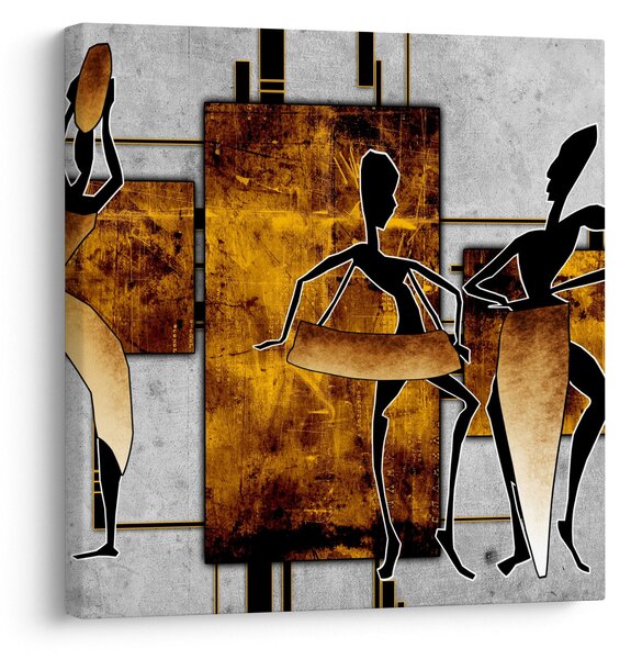Obraz - Motivy Africké kultury (30x30 cm)