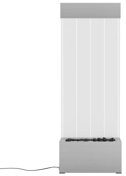 Bublinkový panel s RGB LED nerezová ocel a akryl 110 cm 151400