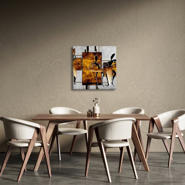 Obraz - Motivy Africké kultury (30x30 cm)