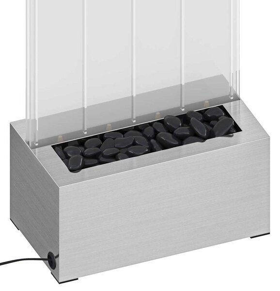 Bublinkový panel s RGB LED nerezová ocel a akryl 110 cm 151400