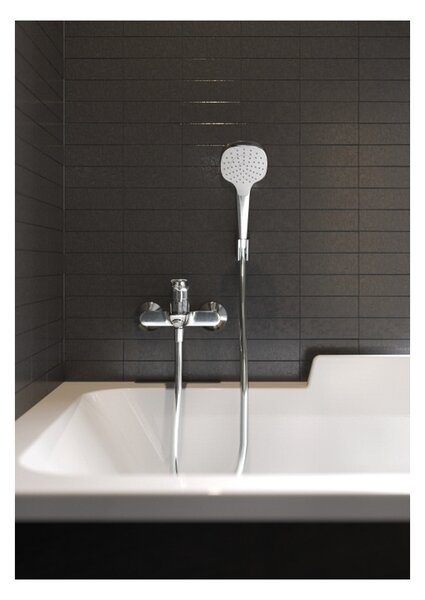 Hansgrohe Croma Select E sada se sprchovým držákem 1jet se sprchovou hadicí 160 cm, bílá/chrom 26412400