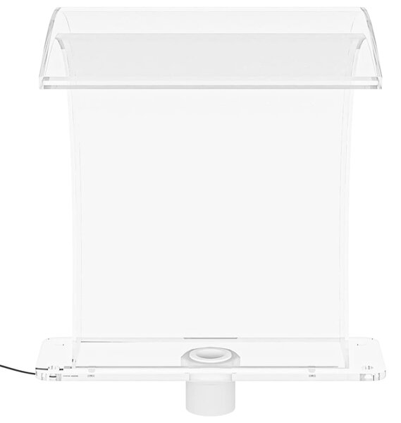 Bazénová fontána s RGB LED osvětlením akryl 50 cm 151407