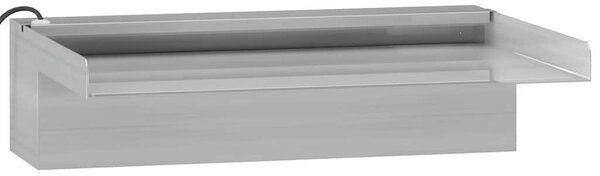 Přelivový vodopád s RGB LED osvětlením nerezová ocel 30 cm 151408