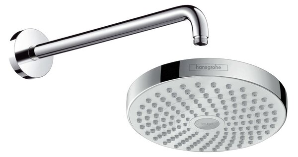 Hansgrohe Croma Select S 180 hlavová sprcha s připojením, bílá chrom 26522400 + 27413000