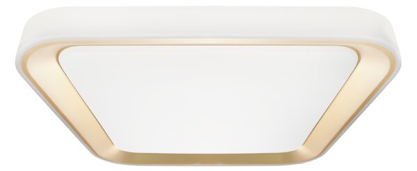 Stropní LED svítidlo Quadro, 1x LED 38w, 3000-6000k, g, s ovladačem