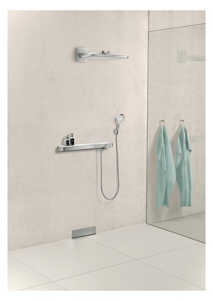 Hansgrohe Rainmaker Select horní sprcha 460 1jet se sprchovým ramenem, bílá/chrom 24003400