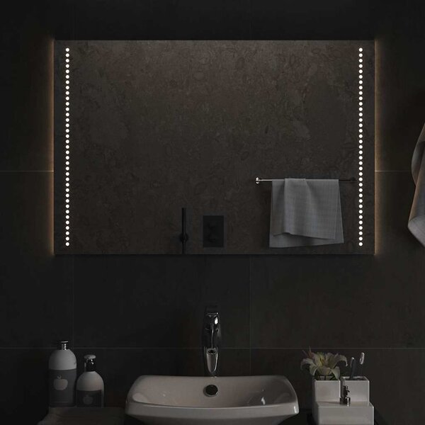 Koupelnové zrcadlo s LED osvětlením 90 x 60 cm 151733