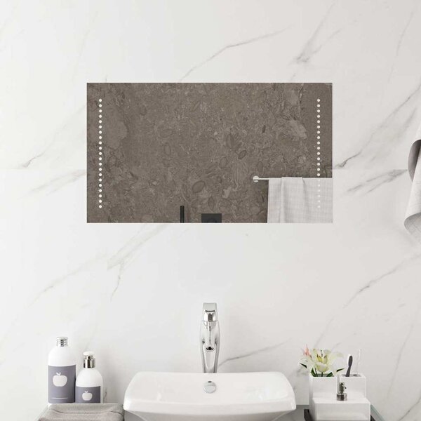 Koupelnové zrcadlo s LED osvětlením 70x40 cm 151726