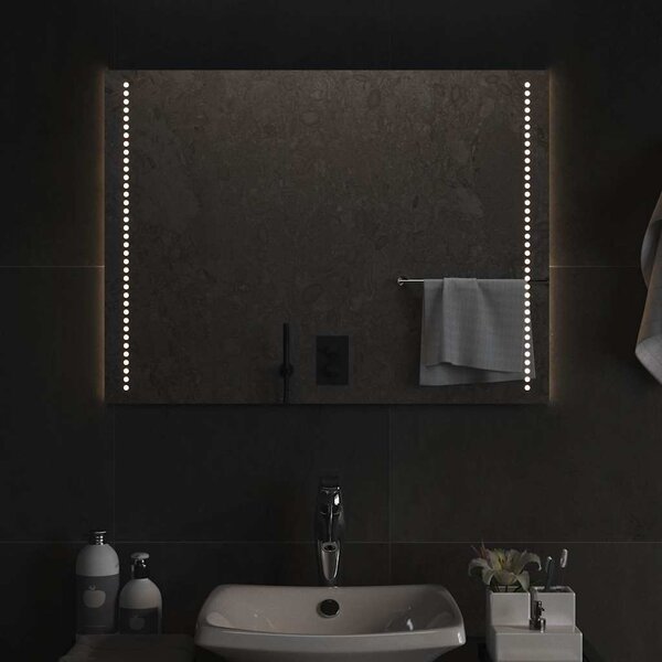 Koupelnové zrcadlo s LED osvětlením 80x60 cm 151730