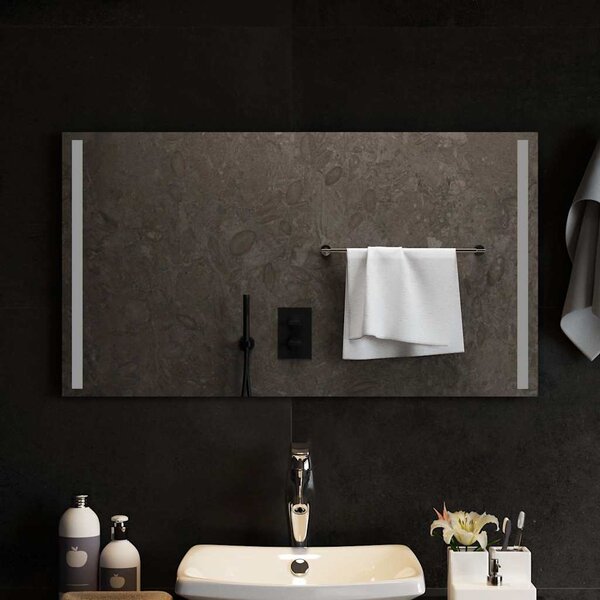 Koupelnové zrcadlo s LED osvětlením 90 x 50 cm 151751