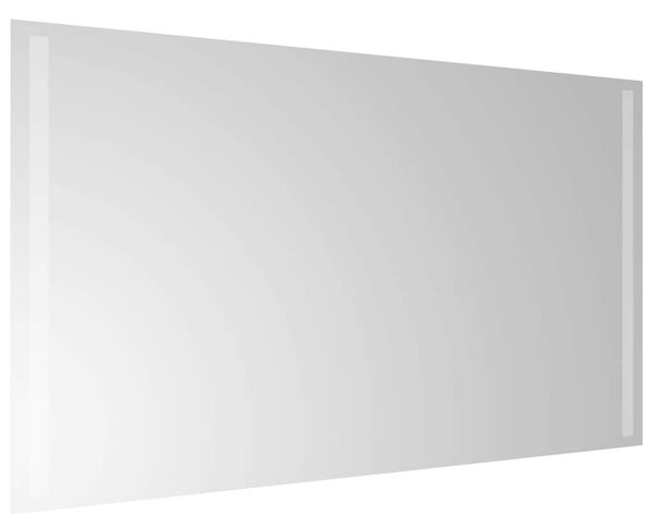 Koupelnové zrcadlo s LED osvětlením 90 x 50 cm 151751