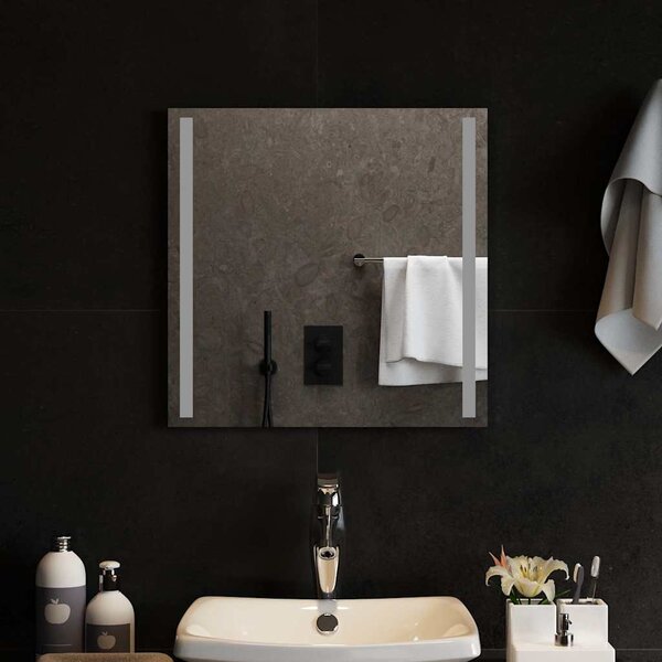 Koupelnové zrcadlo s LED osvětlením 50x50 cm 151739