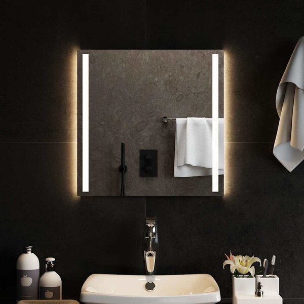 Koupelnové zrcadlo s LED osvětlením 50x50 cm 151739