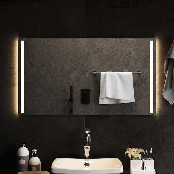 Koupelnové zrcadlo s LED osvětlením 90 x 50 cm 151751