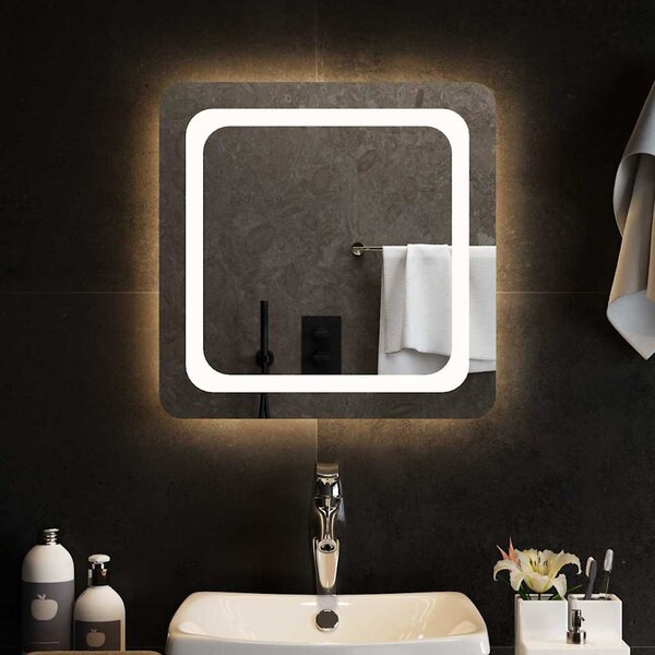 Koupelnové zrcadlo s LED osvětlením 50x50 cm 151777