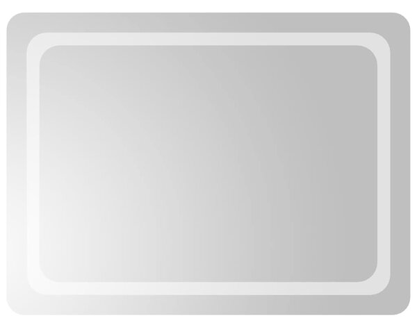 Koupelnové zrcadlo s LED osvětlením 80x60 cm 151787