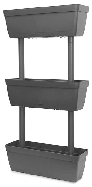 Zahradní truhlíky 6 ks 100 cm antracitové 151823