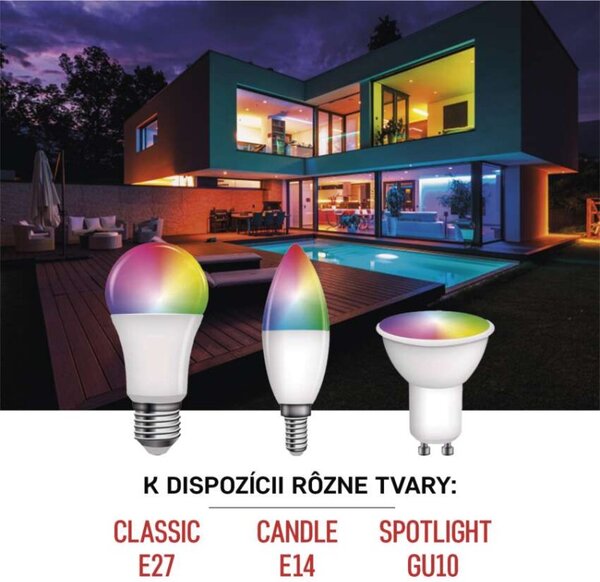 Emos ZQW516R LED žárovka E27 GoSmart A65 14W 1400lm 2700–6500K