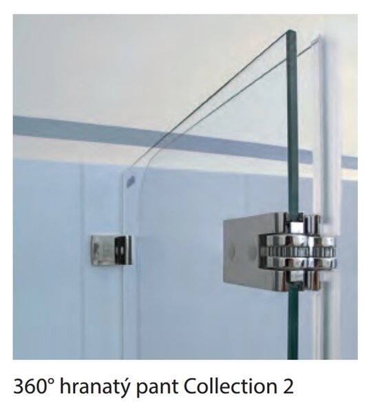 Duscholux Collection 2 - Vanová zástěna, dvoudílná, pravá strana, CareTec Pro, DL264.320252.751.062