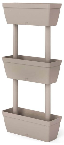 Zahradní truhlíky 6 ks 100 cm taupe 151825