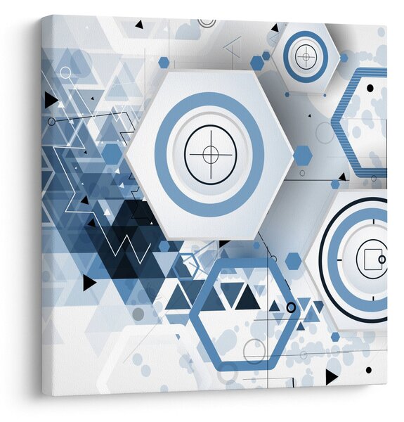 Obraz - Geometrická abstrakce (30x30 cm)