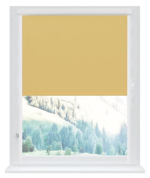 Dekodum Klasická mini roleta v bílé kazetě, barva látky Vanilka Šířka (cm): 54, Výška (cm): Standardní (do 150 cm), Strana mechanismu: Práva