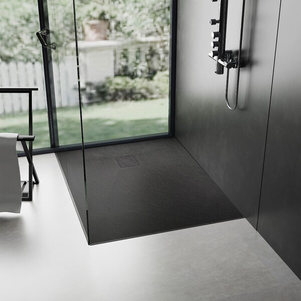 Sprchová vanička Magnum Black 90x90