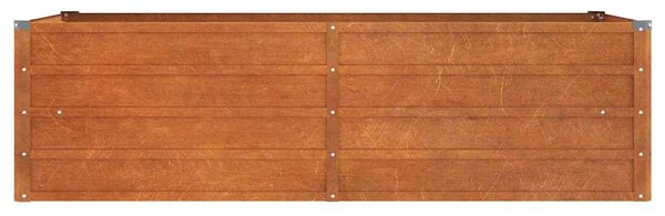 Zahradní vyvýšený záhon rezavý 160 x 80 x 45 cm cortenová ocel 151958