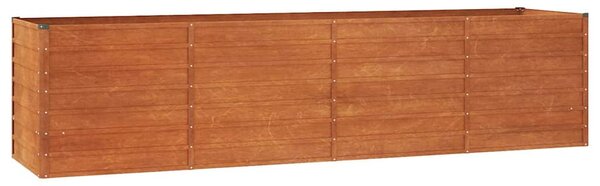 Zahradní vyvýšený záhon rezavý 320 x 80 x 77 cm cortenová ocel 151963