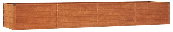 Zahradní vyvýšený záhon rezavý 320 x 80 x 45 cm cortenová ocel 151962