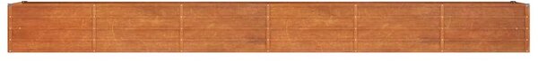 Zahradní vyvýšený záhon rezavý 480 x 80 x 45 cm cortenová ocel 151966