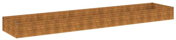 Zahradní vyvýšený záhon 482 x 100 x 36 cm cortenová ocel 151997