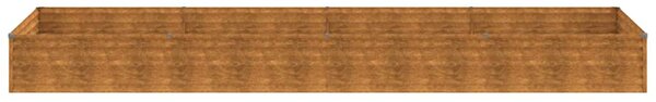 Zahradní vyvýšený záhon 387 x 100 x 36 cm cortenová ocel 151996