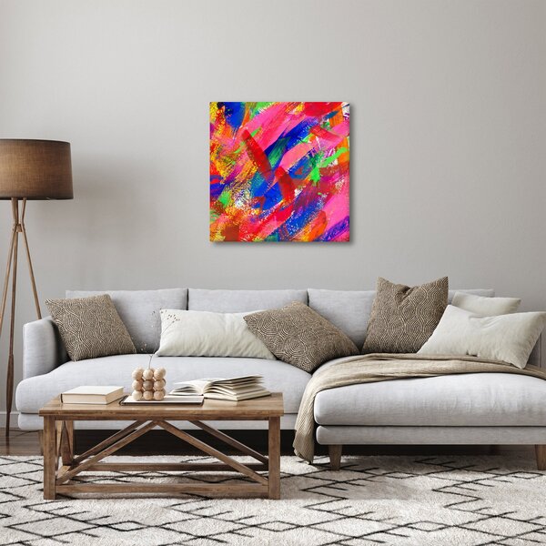 Obraz - Barevná abstrakce (30x30 cm)