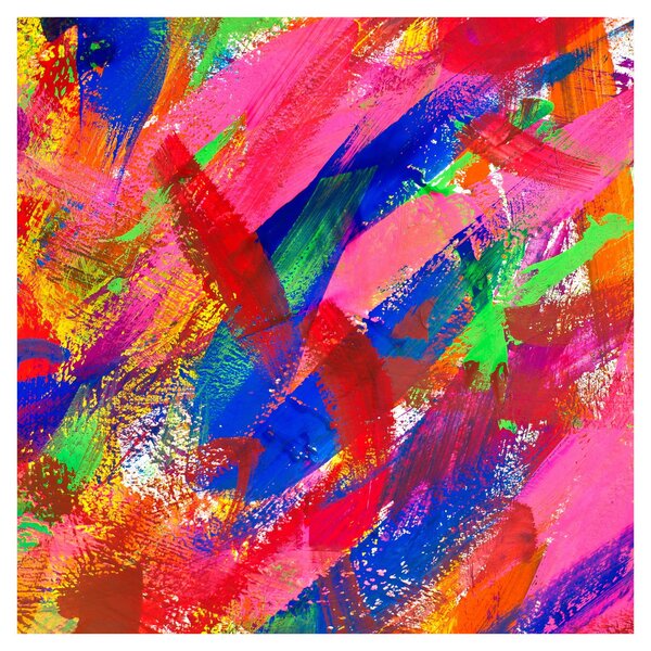 Obraz - Barevná abstrakce (30x30 cm)