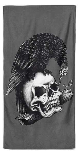 Osuška Crow and skull