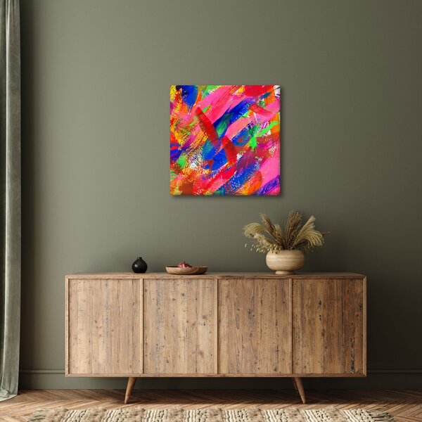 Obraz - Barevná abstrakce (30x30 cm)