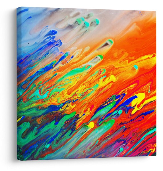 Obraz - Barevná abstrakce (30x30 cm)