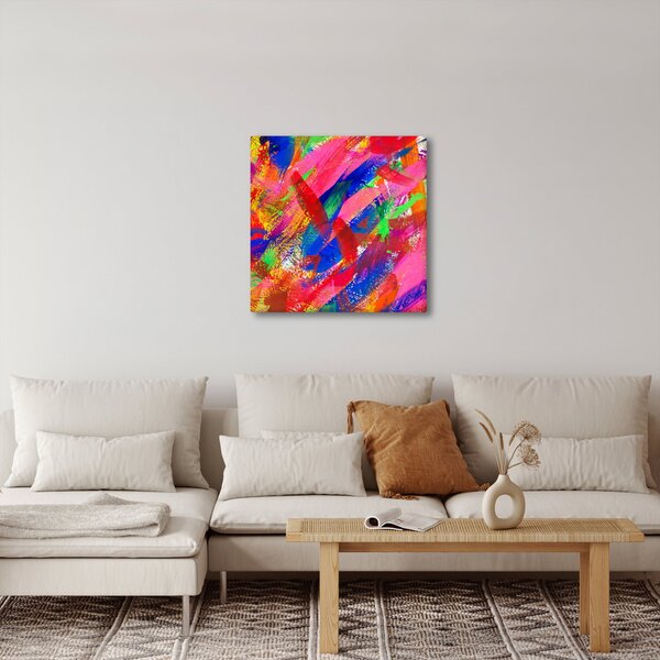 Obraz - Barevná abstrakce (30x30 cm)