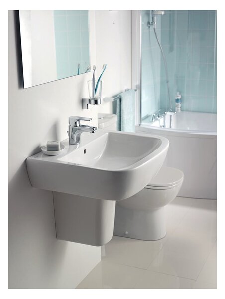 Ideal Standard Tempo - Umyvadlo 550x450 mm, s přepadem, bílá T058601