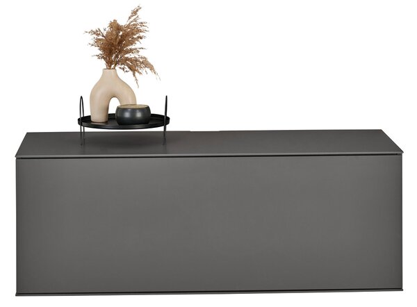 NÍZKÁ KOMODA, antracitová, 121/44/50 cm Dieter Knoll - TV stolky & komody pod TV