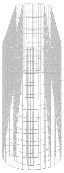 Gabionový vyvýšený záhon pozinkované železo 330 x 50 x 100 cm 152035